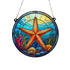 Starfish Stained Glass Effect Suncatcher